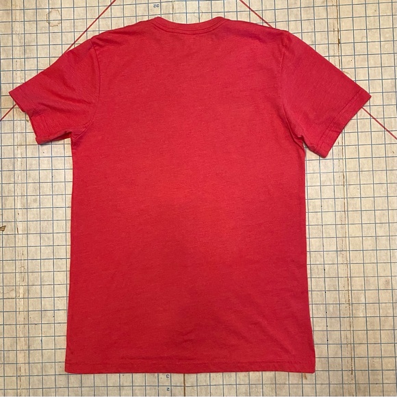 Canvas graphic tee, size M, Heather/light red - Picture 3 of 6